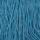 11/0 Charlotte Cut Preciosa (Czech) Bead Opaque Light Blue Luster Strung